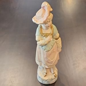 Vintage Chalkware Alexander Backer ABCO Woman Statue